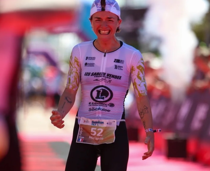 Mélanie Brin, 2° de l’Ironman 70.3 des Sables