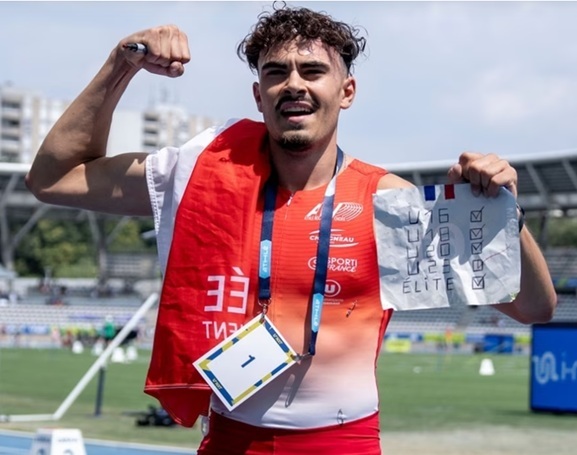Simon, nouveau titre de champion de France espoirs (U23) du 400 m haies