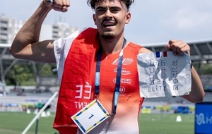 Simon, nouveau titre de champion de France espoirs (U23) du 400 m haies