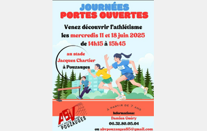 Journée Portes Ouvertes Kids Athlétisme 