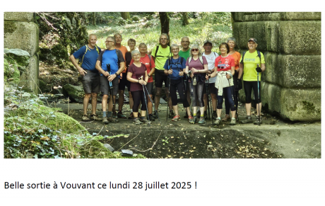 Belle sortie à Vouvant ce lundi 28 juillet 2025
