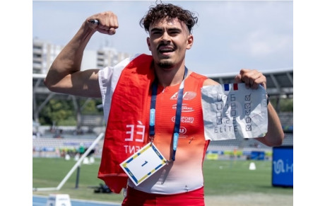 Simon, nouveau titre de champion de France espoirs (U23) du 400 m haies
